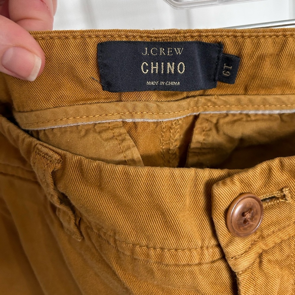 J Crew Chinos - Size 6 Tall, Camel/Rich Tan Color